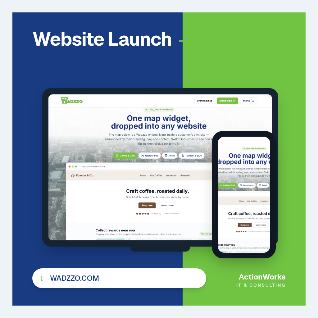 Wadzzo website showcase